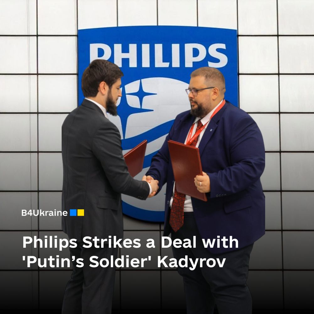 Philips strikes a deal with 'Putin’s soldier' Kadyrov