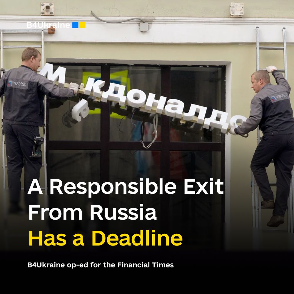 A responsible exit from Russia has a deadline