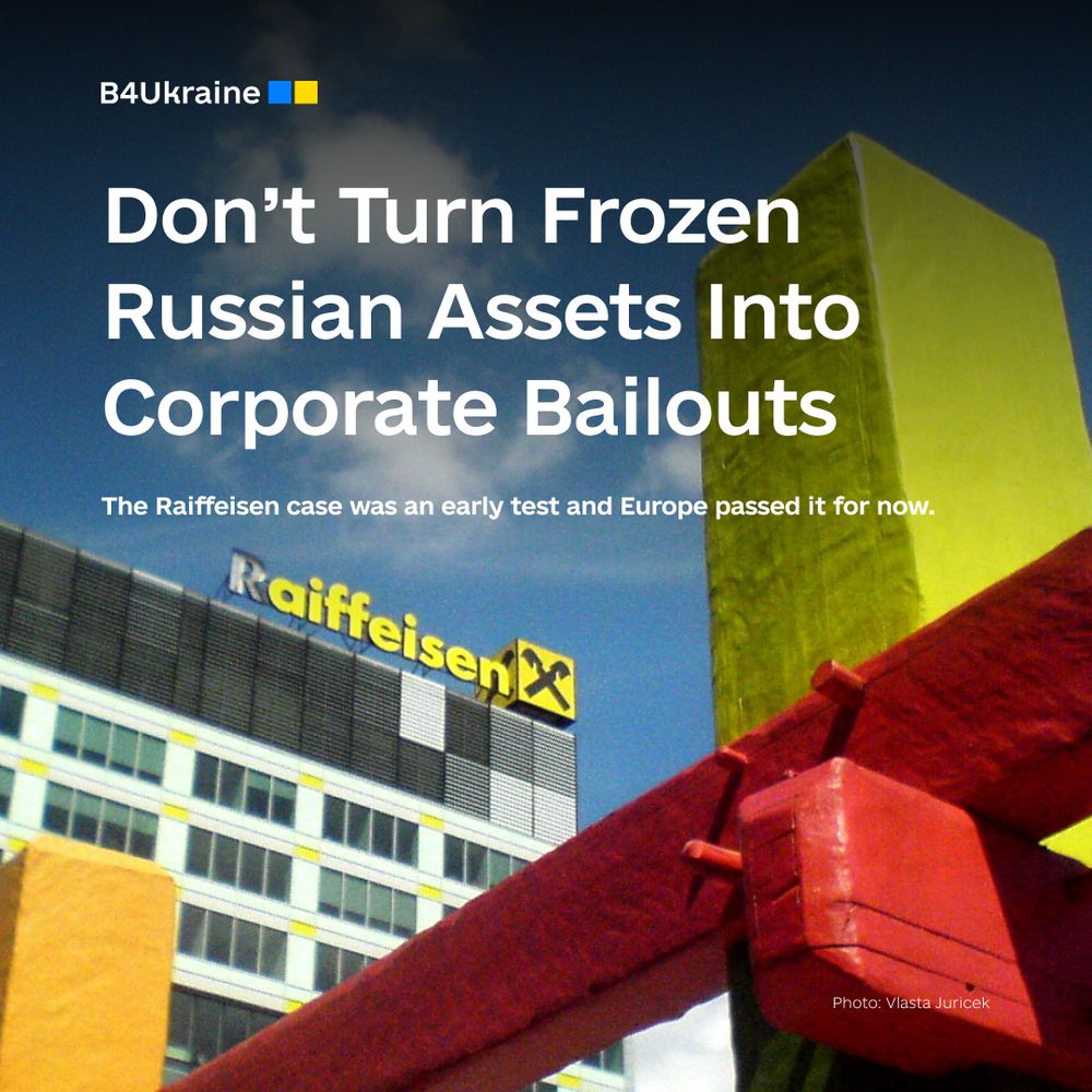Don’t Turn Frozen Russian Assets Into Corporate Bailouts