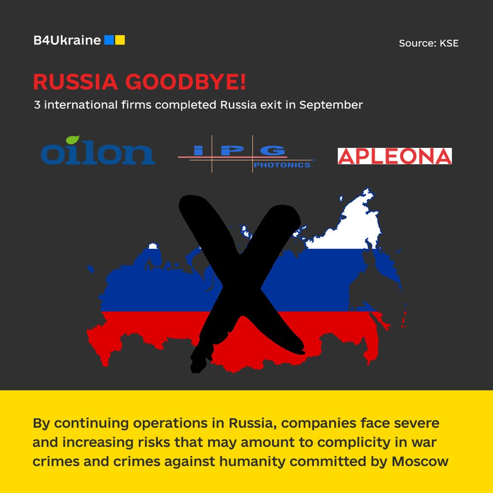 Russia goodbye! Three international firms completed Russia exit in September