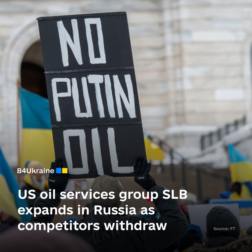 US oil services group SLB expands in Russia as competitors withdraw - Financial Times