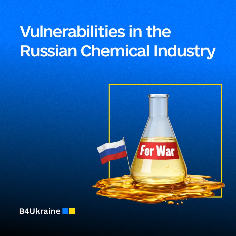 New Report Finds Critical Chokepoints in Russia's Chemical Industry