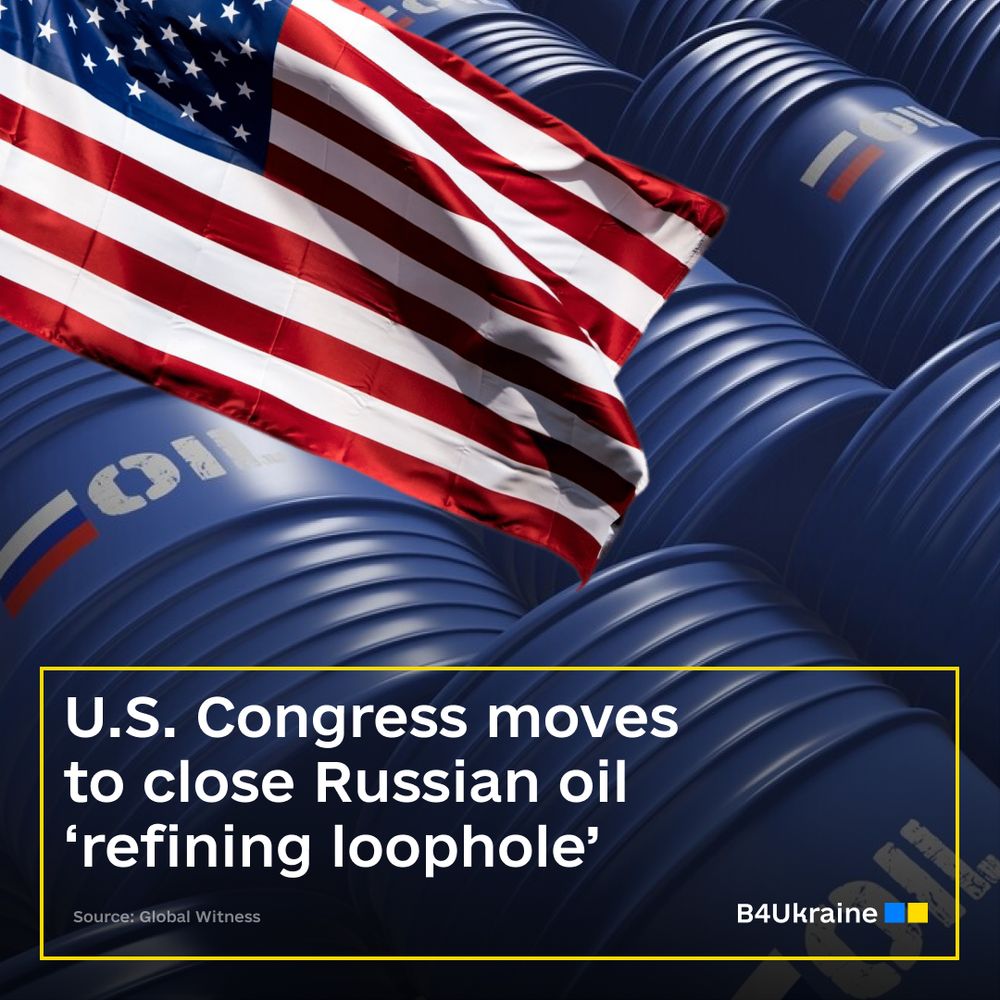 US Congress moves to close Russian oil 'refining loophole'