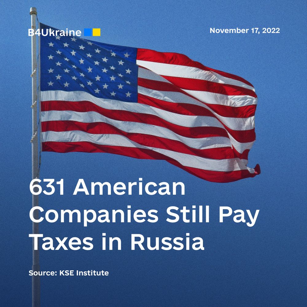 631 American Companies Still Pay Taxes in Russia
