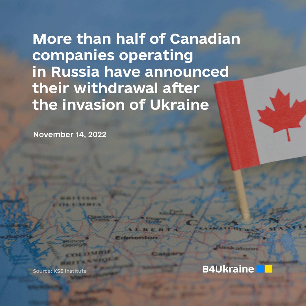 Canada leads G7 in leaving Russia after the invasion of Ukraine