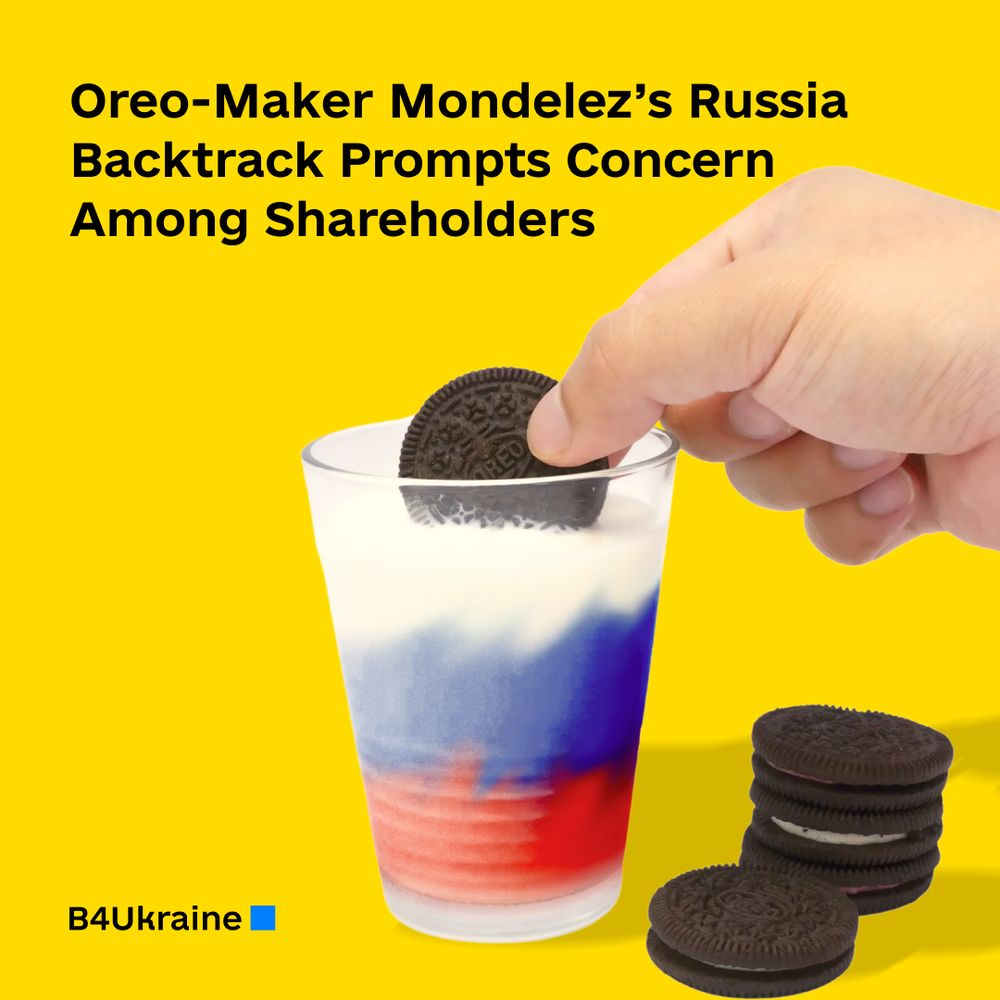 Oreo-Maker Mondelez’s Russia Backtrack Prompts Concern Among Shareholders