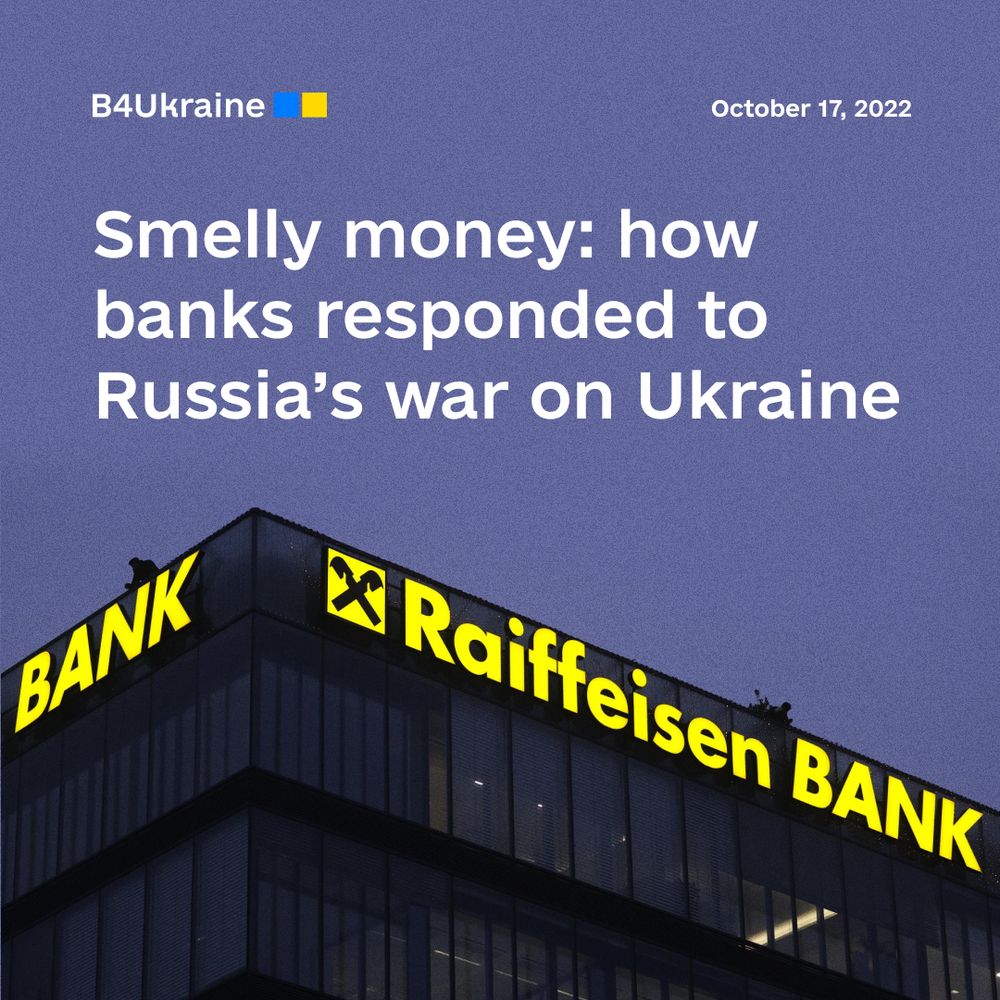 International banks continue to operate in Russia and enable the war against Ukraine
