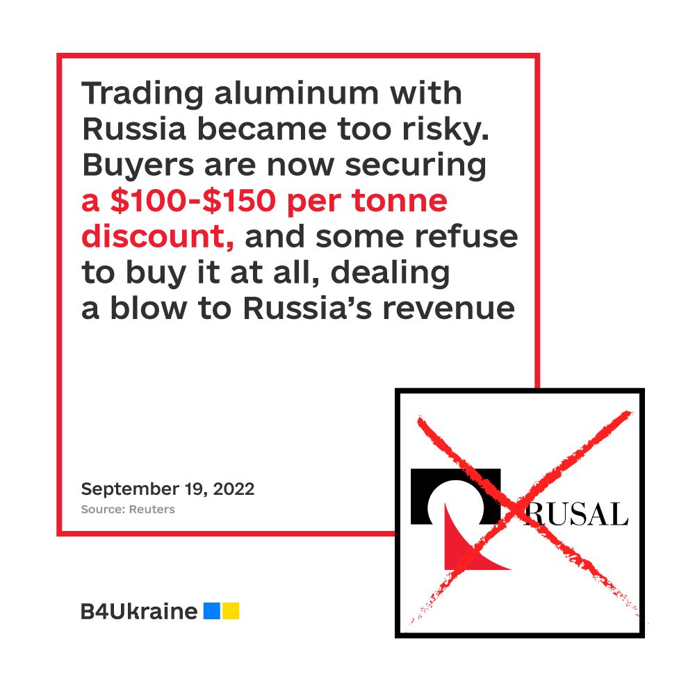 Buyers lose interest in Russian metals and demand discounts, and Russia loses revenue from metal exports