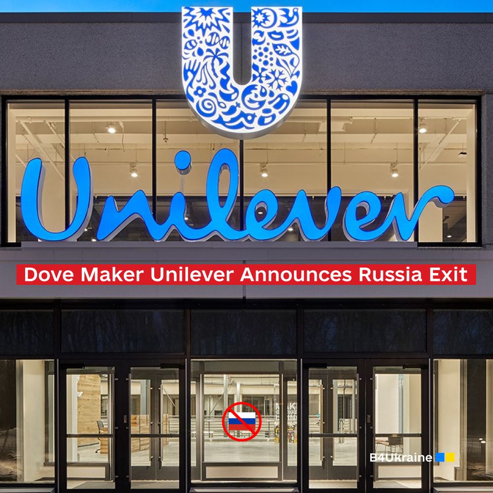 Dove Maker Unilever Announces Russia Exit