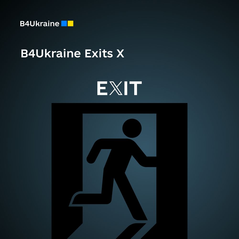 B4Ukraine Exits X