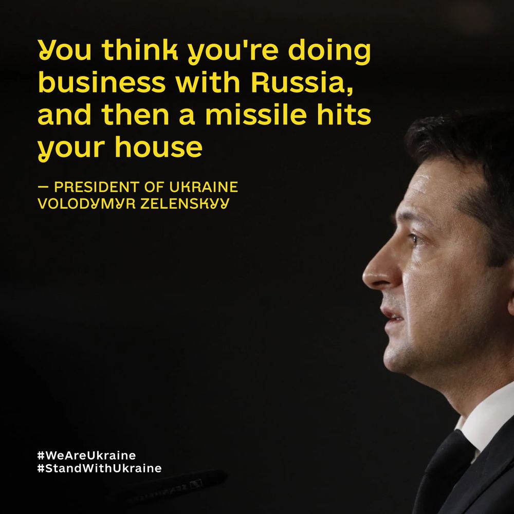 By working in Russia you are directly supporting the terrorist Russian Federation war machine